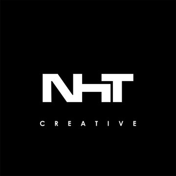NHT Letter Initial Logo Design Template Vector Illustration
