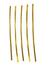 Gold glitter brush stroke