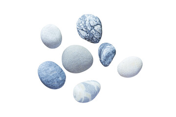 stones on white