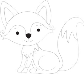 Animal Black White Cartoon