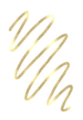Light gold glitter brush stroke