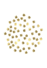 Light gold glitter brush stroke