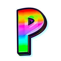 Jungle King  alphabet  rainbow font colorful alphabet ,p. design for display, brand design, birthday, decorative background