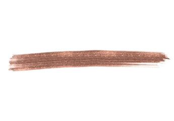 Rose gold glitter brush stroke