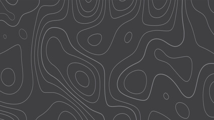 Contour vector illustration. Abstract topographic map background. Geography scheme.