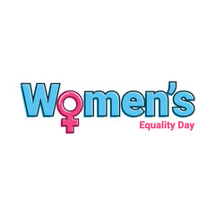 Women's Equality Day logo vector graphics