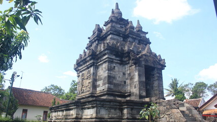 The exoticism of the architecture of the Pawon temple in Indonesia, the Pawon temple is the buddha temple. Built by the ancient Mataram kingdom