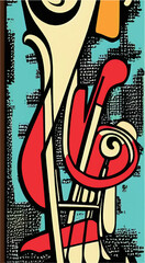 Saxophone Concert Poster Vector Illustration - 530467076