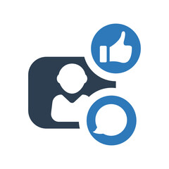 Like comment notification icon