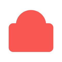 Blank label pastel color