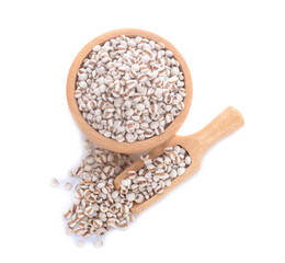 millet isolated on white background