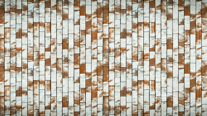 Fototapeta premium Wall brick background. Material grunge rocks texture.