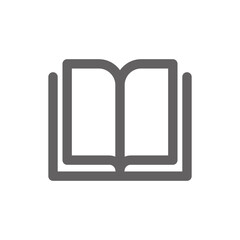 Book icon. Perfect for education and school icon or user interface applications. vector sign and symbol