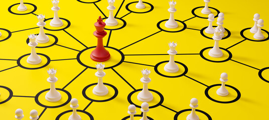organization of chess game network.Business organization...