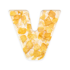 cornflakes cereal with milk in alphabet plate