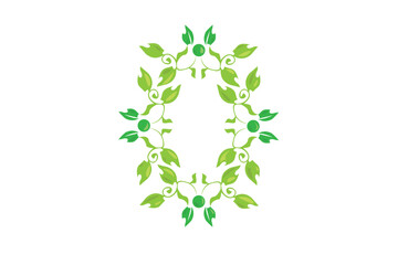 green leaves decoration