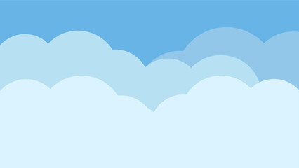 cloud background on blue sky background