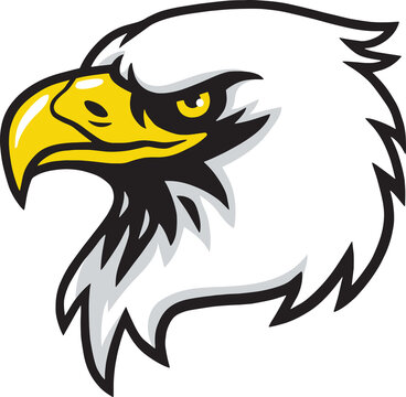 Eagle Head Logo Design Esports Sport Team Mascot Template