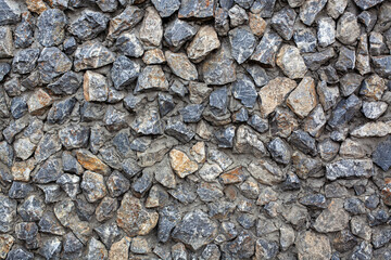 Stonework in the form of a background in black and white tones