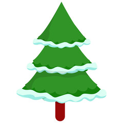 Christmas decorated tree