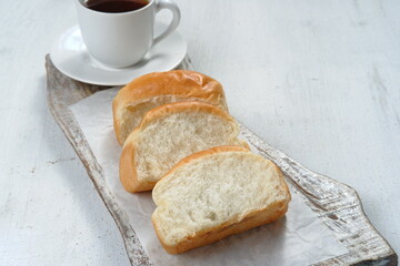 Fresh-baked homemade Hokkaido milk bread-Japanese soft and fluffy bread.