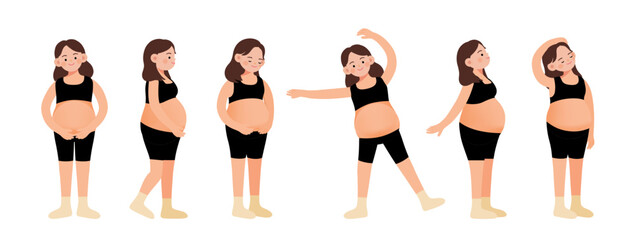 Working out pregnant women's characters
