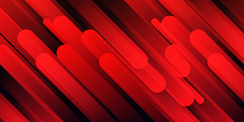 Dynamic abstract modern gradient red stripe texture on black background 