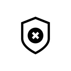 shield icon vector design minimalist 