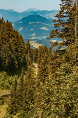 Beautiful alpine summer view at the famous Astberg summit, Going, Wilder Kaiser, Tyrol, Austria