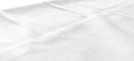 Curtain white wave shapes and soft shadow. designs abstract backround on isolated. Curved stripes on fabric.