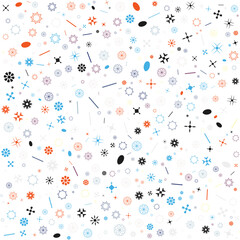 abstract geometric background pattern. seamless pattern design. shape based element vector pattern. beautiful design and modern pattern.