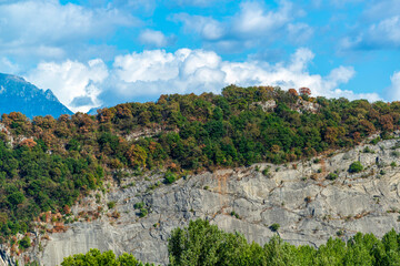 Paysage de montagne en été