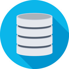 Database Colored Vector Icon