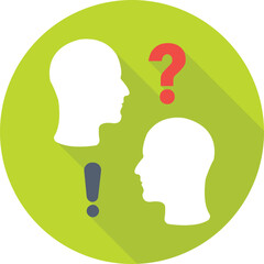 Discuss Colored Vector Icon