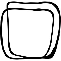Fototapeta premium Abstract design modern geometric shape. Transparent PNG Clipart