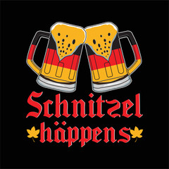best happy octoberfest t shirt design vector beer