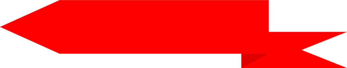 Red ribbon banner