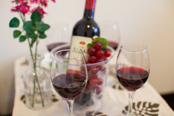 ワインのあるインテリア