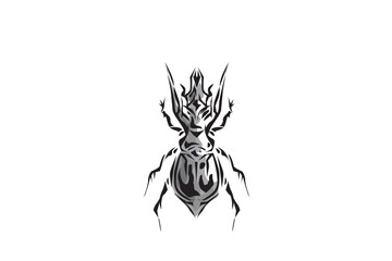insect tribal tattoo