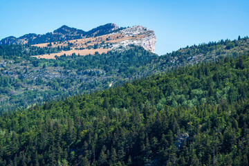 Fototapeta premium Le massif du Vercors en été