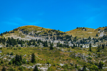 Fototapeta na wymiar Le massif du Vercors en été