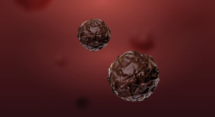 Delicious Praline Gourmet Chocolate Floating