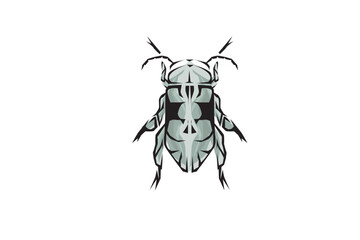 insect tribal tattoo
