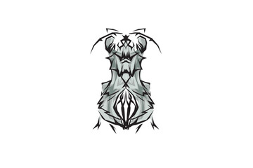 insect tribal tattoo