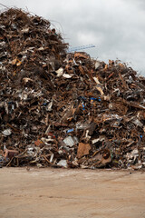 Old rusty metal surface. Abstract background for design purpose. Warm orange color. Random shapes.