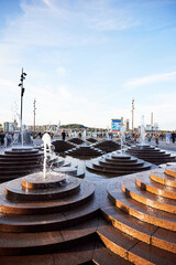 water fountain in Aalborg havn