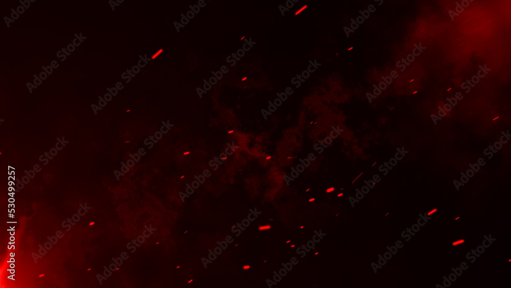 Wall mural particle background animation, futuristic mysterious flowing digital particles wave de-focus virtual