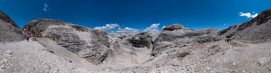 Panorama, alta via , Forcella Pordoi, Piz Boè,Valon del Fos
