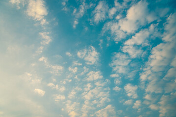 Sky background, blue sky with cloud, Blue sky and cloud on summer daytime