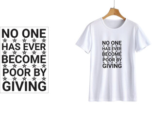 Naklejka premium Typography t Shirt Design